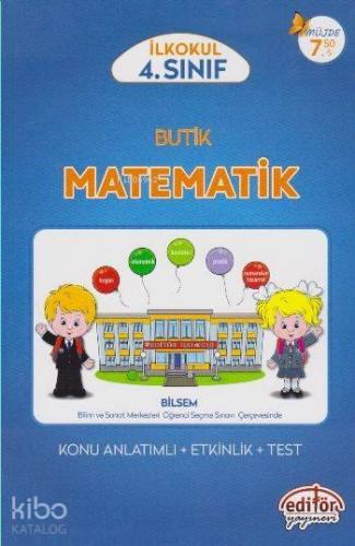 Editör 4. Sınıf Butik Matematik Konu Anlatımlı | benlikitap.com