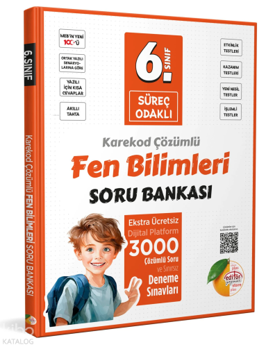 Editör Yayınevi 6. Sınıf Süreç Odaklı Fen Bilimleri Soru Bankası - Kar