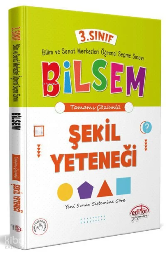 Editör Yayınları 3. Sınıf Bilsem Şekil Yeteneği Soru Bankası | benliki