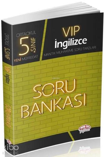 Editör Yayınları 5. Sınıf Vip İngilizce Soru Bankası Editör | benlikit