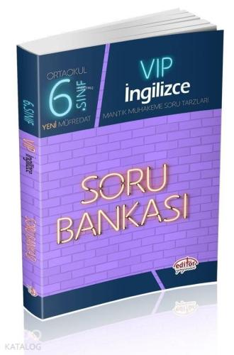 Editör Yayınları 6. Sınıf VIP İngilizce Soru Bankası Editör | benlikit