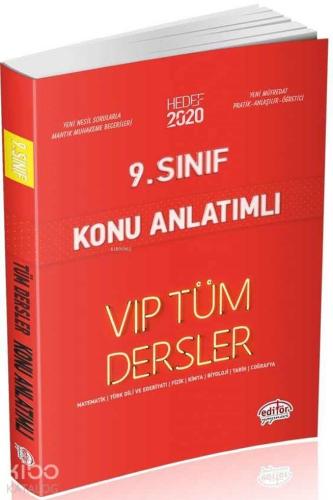 Editör Yayınları 9. Sınıf VIP Tüm Dersler Konu Anlatımlı Editör | benl