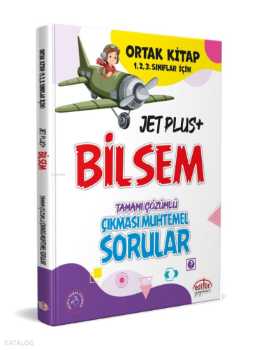 Editör Yayınları Bilsem Jet Plus Ortak Kitap Tamamı Çözümlü Muhtemel Ç