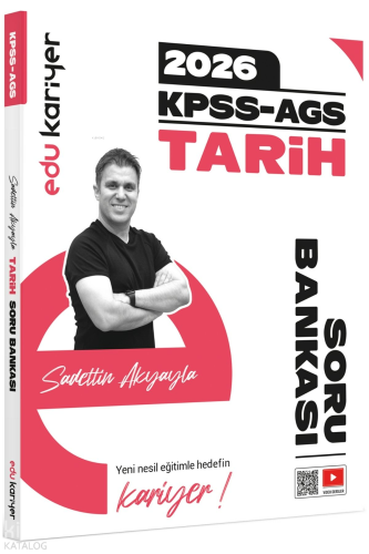 Edu Kariyer 2026 KPSS-AGS Tarih Video Çözümlü Soru Bankası