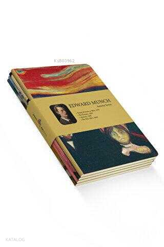 Edward Munch Dörtlü Defter Seti 1 - Anxiety Series