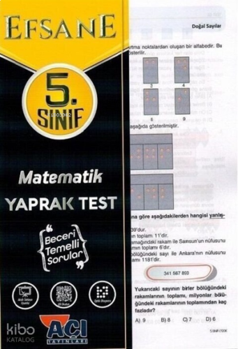 Efsane Yayınları 5. Sınıf Matematik Yaprak Test