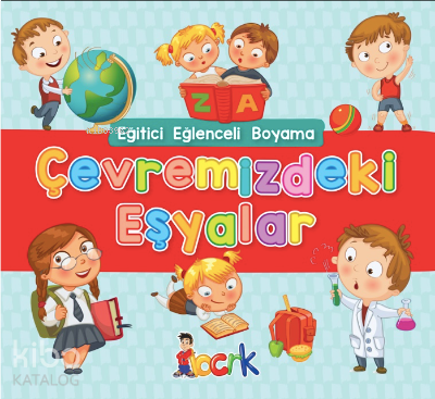 Eğitici Eğlenceli Boyama Çevremizdeki Eşyalar