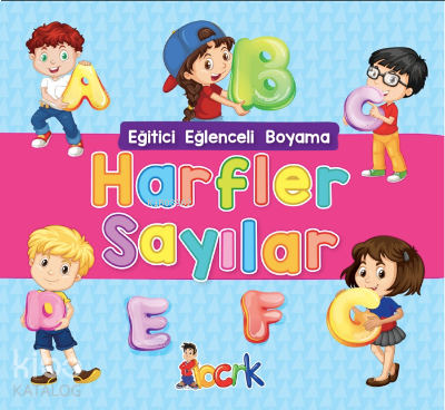 Eğitici Eğlenceli Boyama Harfler Sayılar