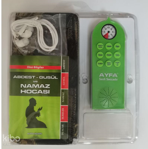 Eğitici Namaz Seti-Yeşil- Sesli Seccade Kod: Ayfa505Y | benlikitap.com