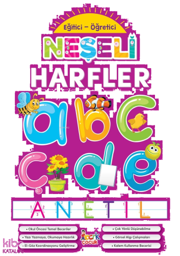 Eğitici - Öğretici Neşeli Harfler | benlikitap.com