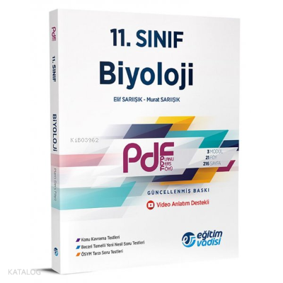 Eğitim Vadisi 11 (Pdf) Bıyolojı | benlikitap.com