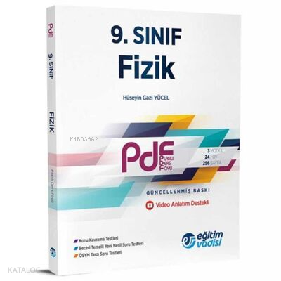 Eğitim Vadisi F-9 (Pdf) Fızık | benlikitap.com
