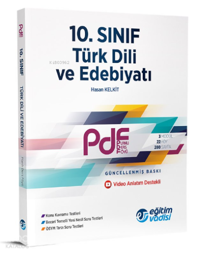 Eğitim Vadisi Yayınları - 10. Sınıf (Pdf) Türk Dili Ve Edeb. | benliki