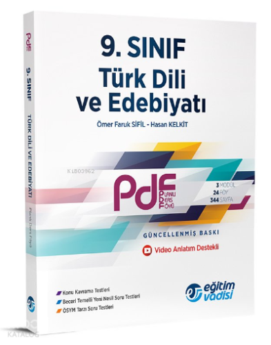 Eğitim Vadisi Yayınları - 9. Sınıf (Pdf) Türk Dili Ve Edeb. | benlikit