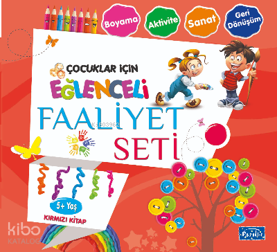 Eğlenceli Faaliyet Seti Kırmızı Kitap – 5 Yaş Üzeri