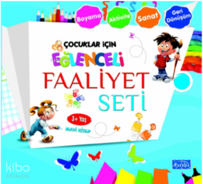 Eğlenceli Faaliyet Seti Mavi Kitap– 3 Yaş Üzeri