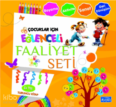 Eğlenceli Faaliyet Seti Turuncu Kitap– 4 Yaş Üzeri