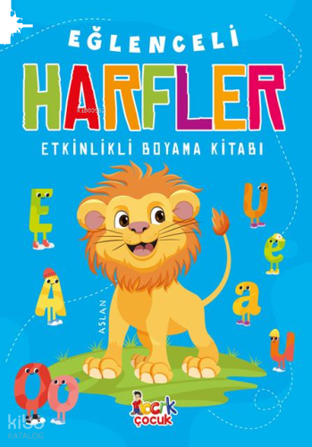 Eğlenceli Harfler (Etkinlikli Boyama Kitabı) | benlikitap.com