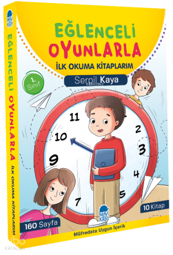 Eğlenceli Oyunlarla İlk Okuma Kitaplarım Set (10 Kitap)