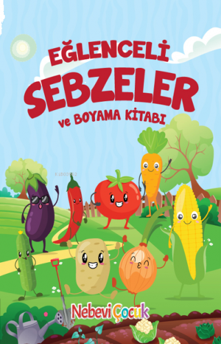 Eğlenceli Sebzeler ve Boyama Kitabı | benlikitap.com
