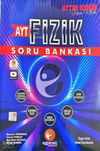 Egzersiz Ayt Soru Bankası Fizik - 2023