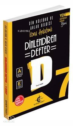 Eker Test Yayınları 7. Sınıf Din Kültürü ve Ahlak Bilgisi Dinlendiren Defter Eker Test 