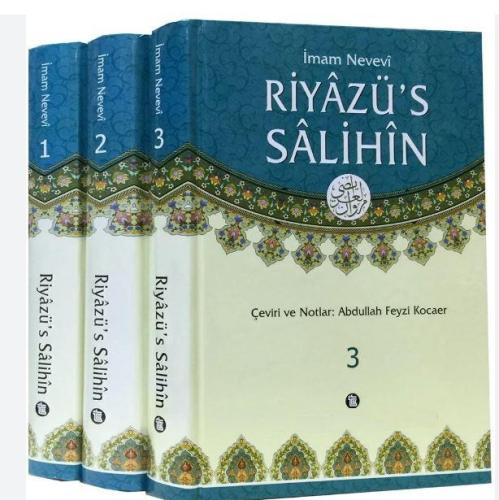Riyazüs Salihin Arapça Ve Türkçe Tercümesi, 3 Cilt Takım