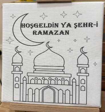 Ramazan 20x20 Tuval Boyama Seti (Kod010)