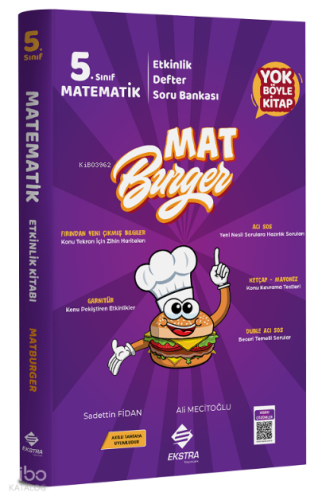 Ekstra Yayınları Matburger Matematik Etkinlik Kitabı