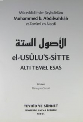 El-Usulu'^s-Sitte Altı Temel Esas | benlikitap.com