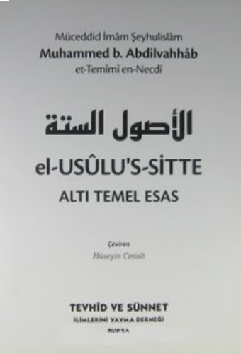 El-Usulu'^s-Sitte Altı Temel Esas