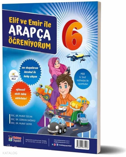 Elif ve Emir İle Arapça Öğreniyorum 6. Sınıf; Eğlenceli Akıllı Tahta Aktiviteleri, Ses Dosyalarına Karekod İle Kolay Ulaşım
