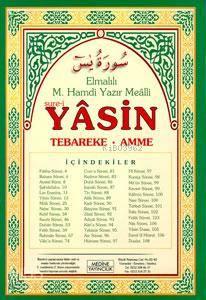 Elmalılı M. Hamdi Yazır Mealli| Yasin Cüzü | benlikitap.com