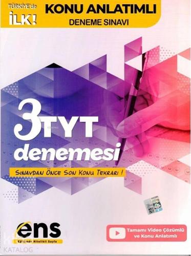 Ens Yayınları TYT 3 lü Konu Anlatımlı Deneme ENS 