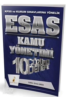 Esas Kamu Yönetimi 10 Çözümlü Deneme KPSS ve Kurum Sınavlarına Yönelik