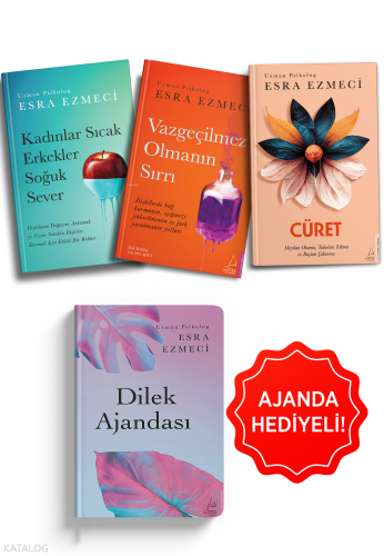 Esra Ezmeci İlişkiler Seti 3 Kitap ;Dilek Ajanda Hediyeli | benlikitap