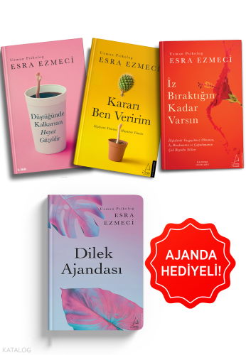 Esra Ezmeci Psikoloji Seti 3 Kitap ;Dilek Ajanda Hediyeli | benlikitap