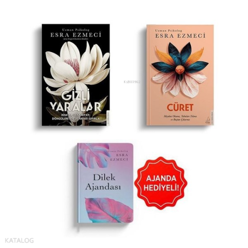 Esra Ezmeci Seti - 2 Kitap Takım Dilek Ajandası Hediyeli! | benlikitap