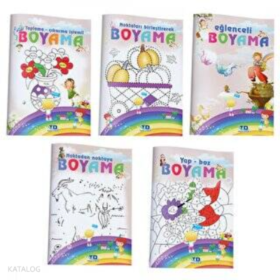 Etkinlikli Boyama Kitabı(5 Kitap)