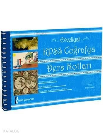Evveliyat KPSS Coğrafya Ders Notları 2015