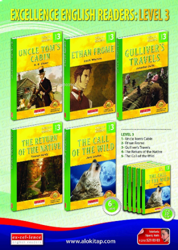 Excellence English Readers Set - Level 3 ( 5 Kitap ) | benlikitap.com
