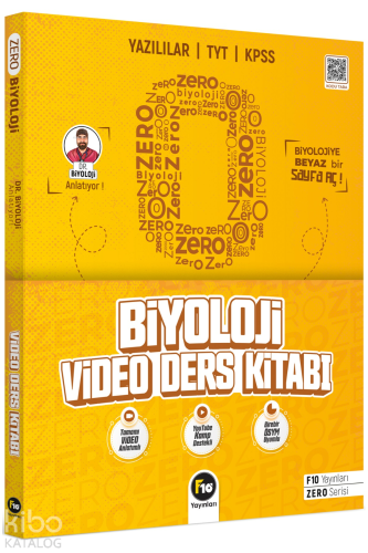 F10 Yayınları Dr. Biyoloji Barış Hoca Zero Serisi Biyoloji Video Ders 