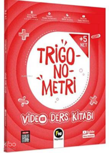 F10 Yayınları Trigonometri Video Ders Kitabı | benlikitap.com