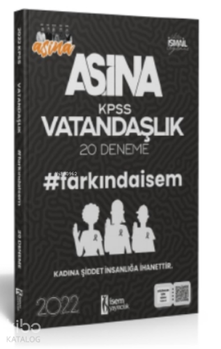 Farkında İSEM 2022 KPSS Aşina Vatandaşlık 20 Deneme | benlikitap.com