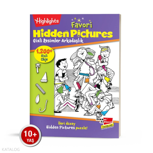 Favori Hidden Pictures - Arkadaşlık Puzzle (Tek Kitap) | benlikitap.co