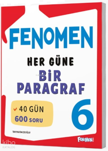 Fenomen 6. Sınıf Her Güne Bir Paragraf | benlikitap.com