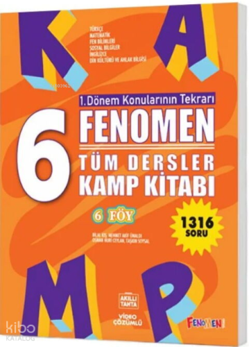 Fenomen 6. Sınıf Tüm Dersler Kamp Kitabı | benlikitap.com