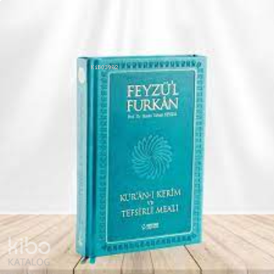 Feyzü'l Furkan Kur'an-ı Kerim ve Tefsirli Meali (Cep Boy - Ciltli)  - Turkuaz