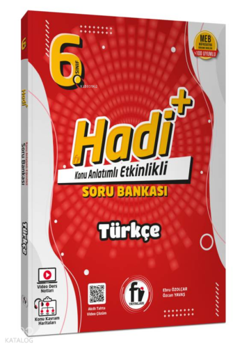 Fi Yayınları 6. Sınıf Hadi+ Türkçe Soru Bankası