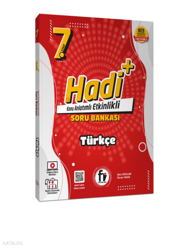 Fi Yayınları 7. Sınıf Hadi Türkçe Konu Anlatımlı Etkinlikli Soru Bankası